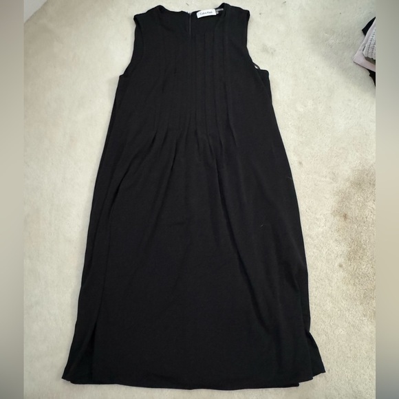Calvin Klein Women’s Pleated Front Sleeveless Dress - Picture 1 of 5